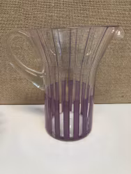 BENGT ORUP. Tillbringare och skål, glas, "Strikt", Johannesfors, 1950-tal.