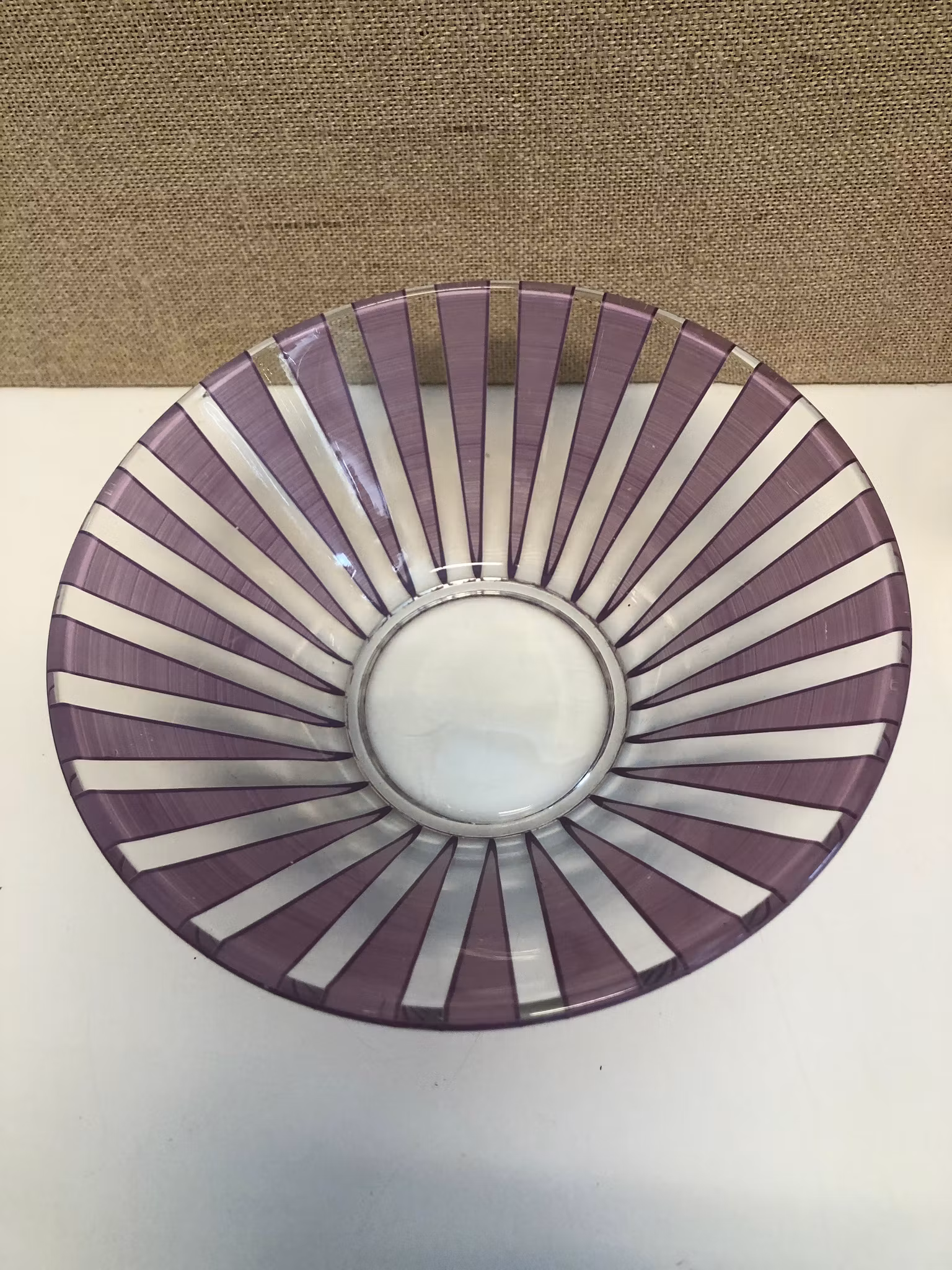 BENGT ORUP. Tillbringare och skål, glas, "Strikt", Johannesfors, 1950-tal.