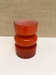 PEO STRÖM. Vas, glas, signerad.