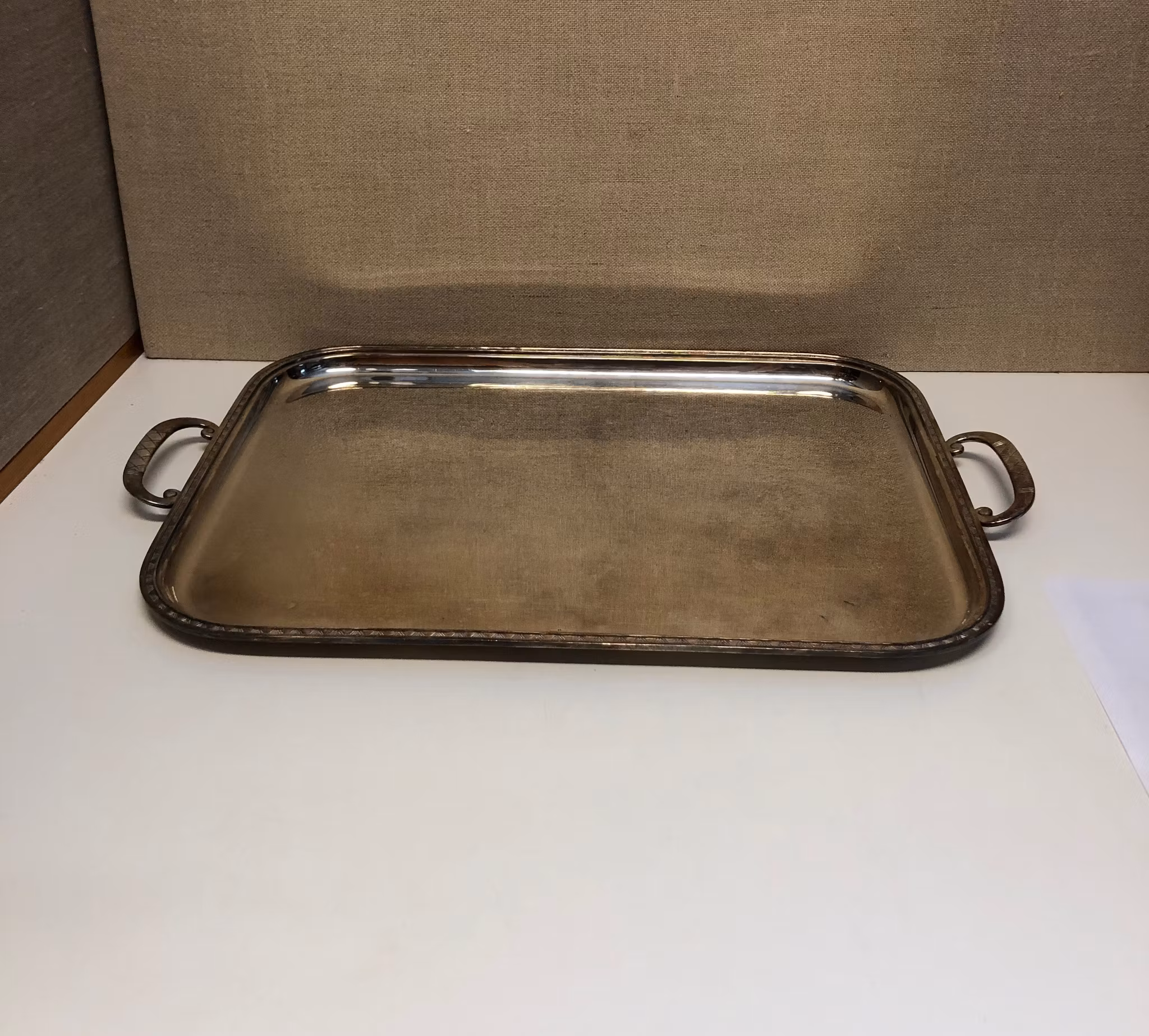 BRICKA, nysilver, Guldsmeds Aktiebolaget, 1900-talets första hälft.