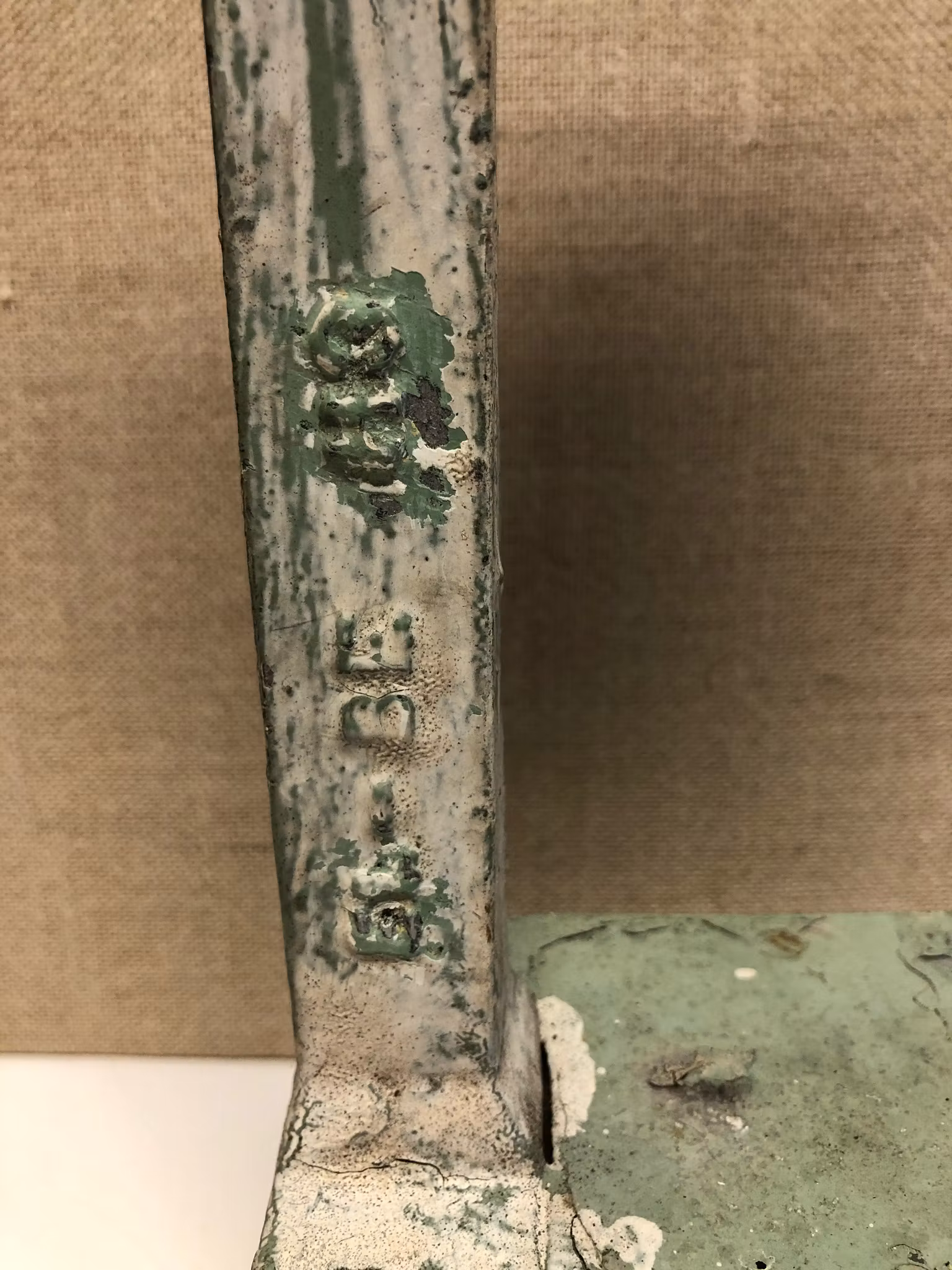 YTTERBELYSNING, metall, EL- BE H0, 1900-talets mitt.