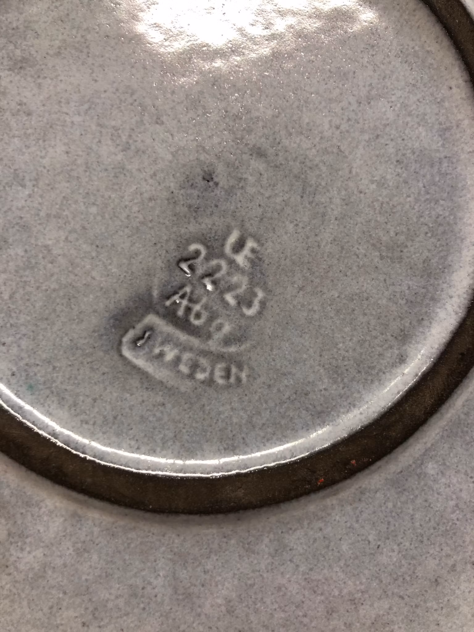 INGRID ATTERBERG. Fat ”Presenta", keramik, 2223, Uppsala Ekeby, 1955-57.