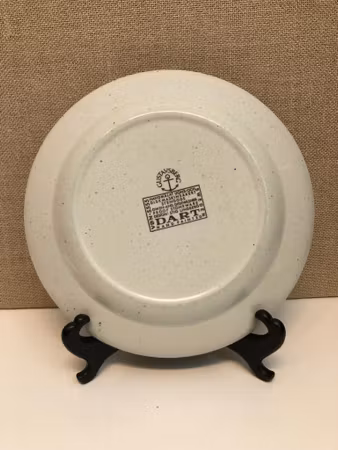 STIG LINDBERG. Plate, stoneware, "Dart", Gustavsberg.