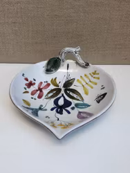 STIG LINDBERG. Dish, faience, Gustavsberg.