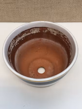 FLOWER POT, ceramic, "Svea", Uppsala Ekeby, 1960s.