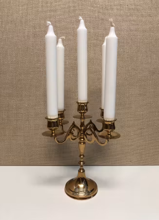 CANDELABER, brass, Scandiamalm.