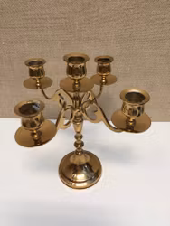 KANDELABER, mässing, Scandiamalm.