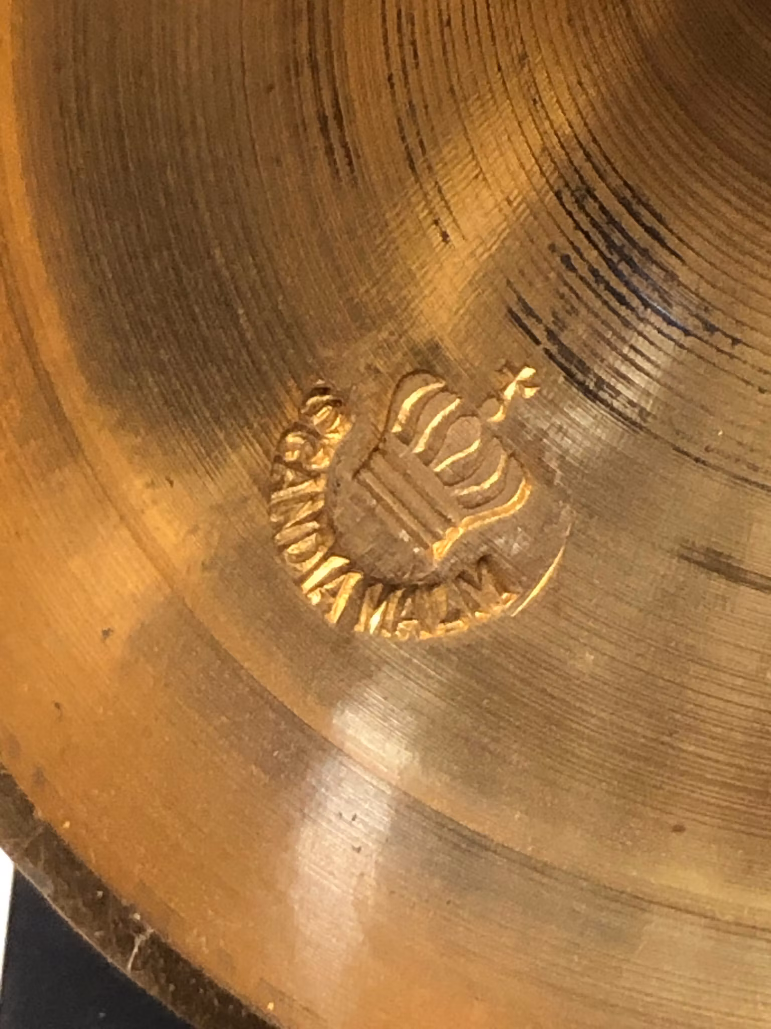 KANDELABER, mässing, Scandiamalm.