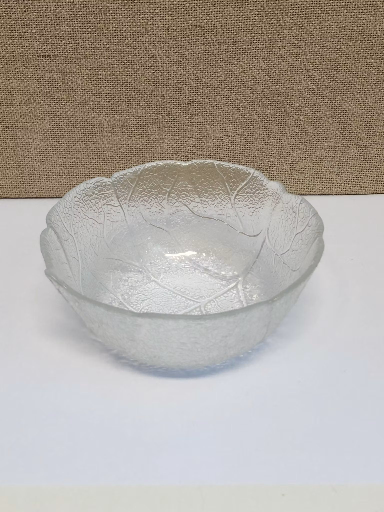 SKÅL, glas, liten, "Lövet" Aspen, Luminarc, France.