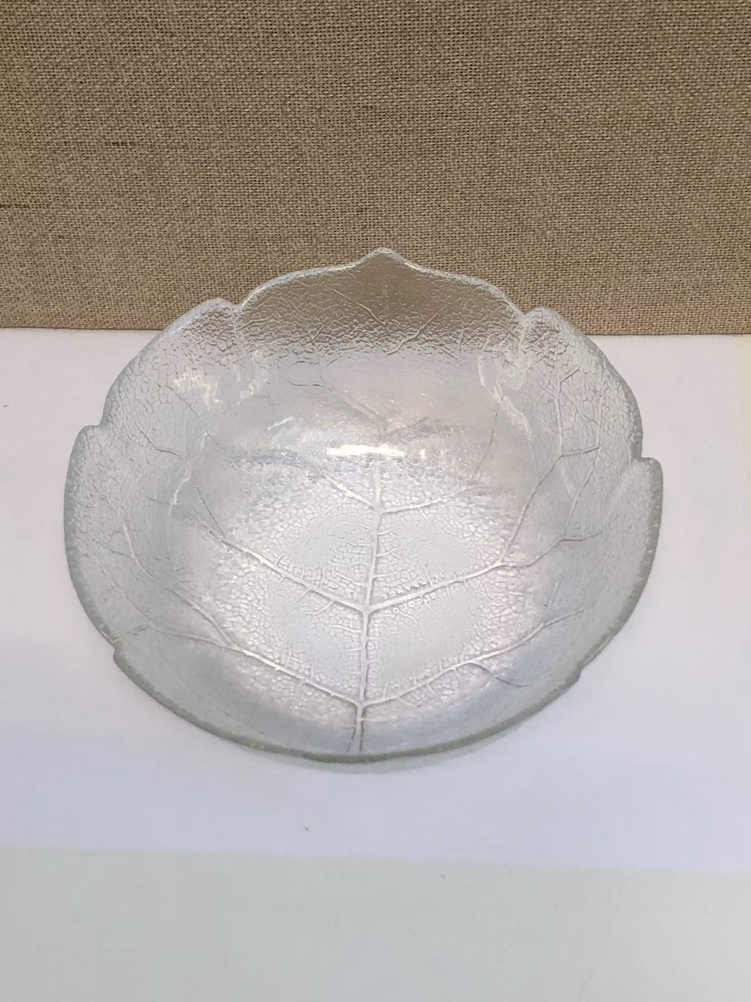 SKÅL, glas, "Lövet" Aspen, Luminarc, France.
