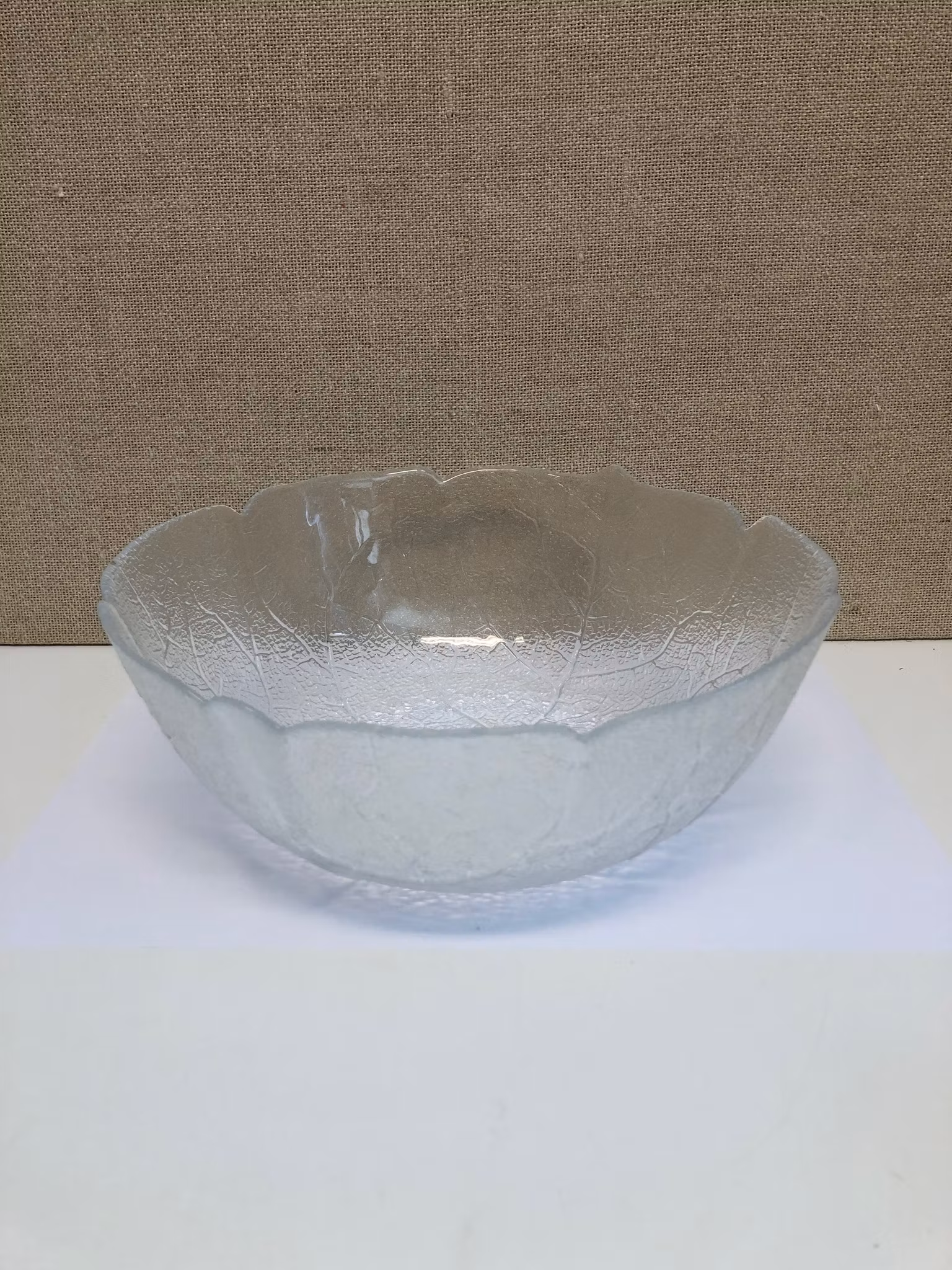 SKÅL, glas, "Lövet" Aspen, Luminarc, France.