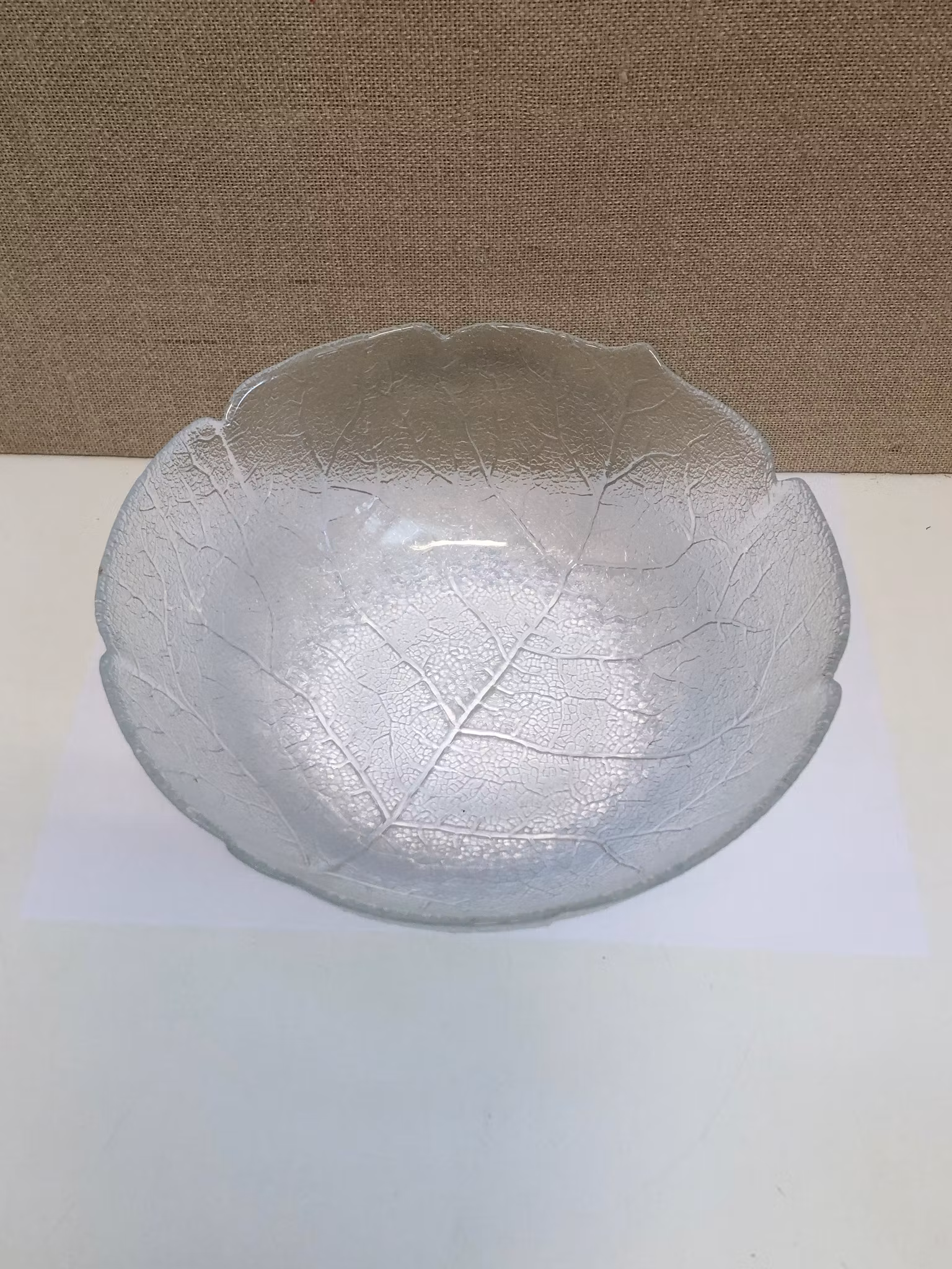 SKÅL, glas, "Lövet" Aspen, Luminarc, France.