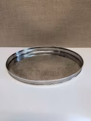 BRICKA, silver plate, 1900-talets andra hälft.