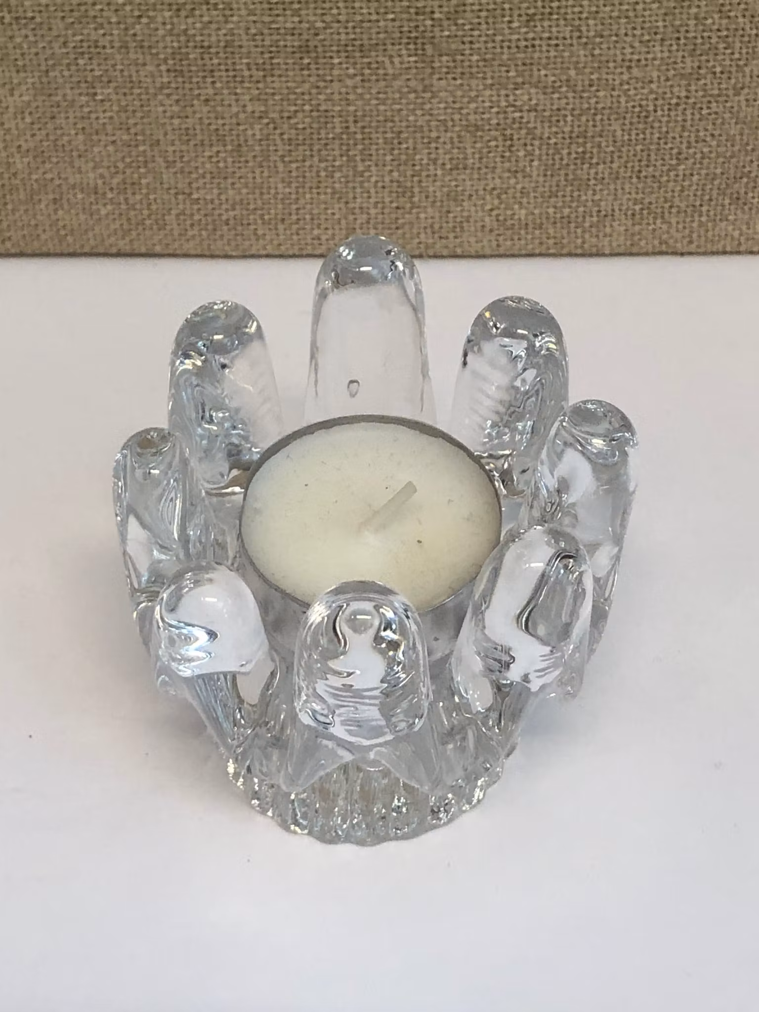 LJUSSTAKE/LJUSLYKTA, glas, "Sunflower" Göran Wärff, Kosta.