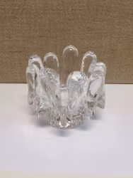 GÖRAN WÄRFF. Ljuslykta, glas, "Sunflower", Kosta.