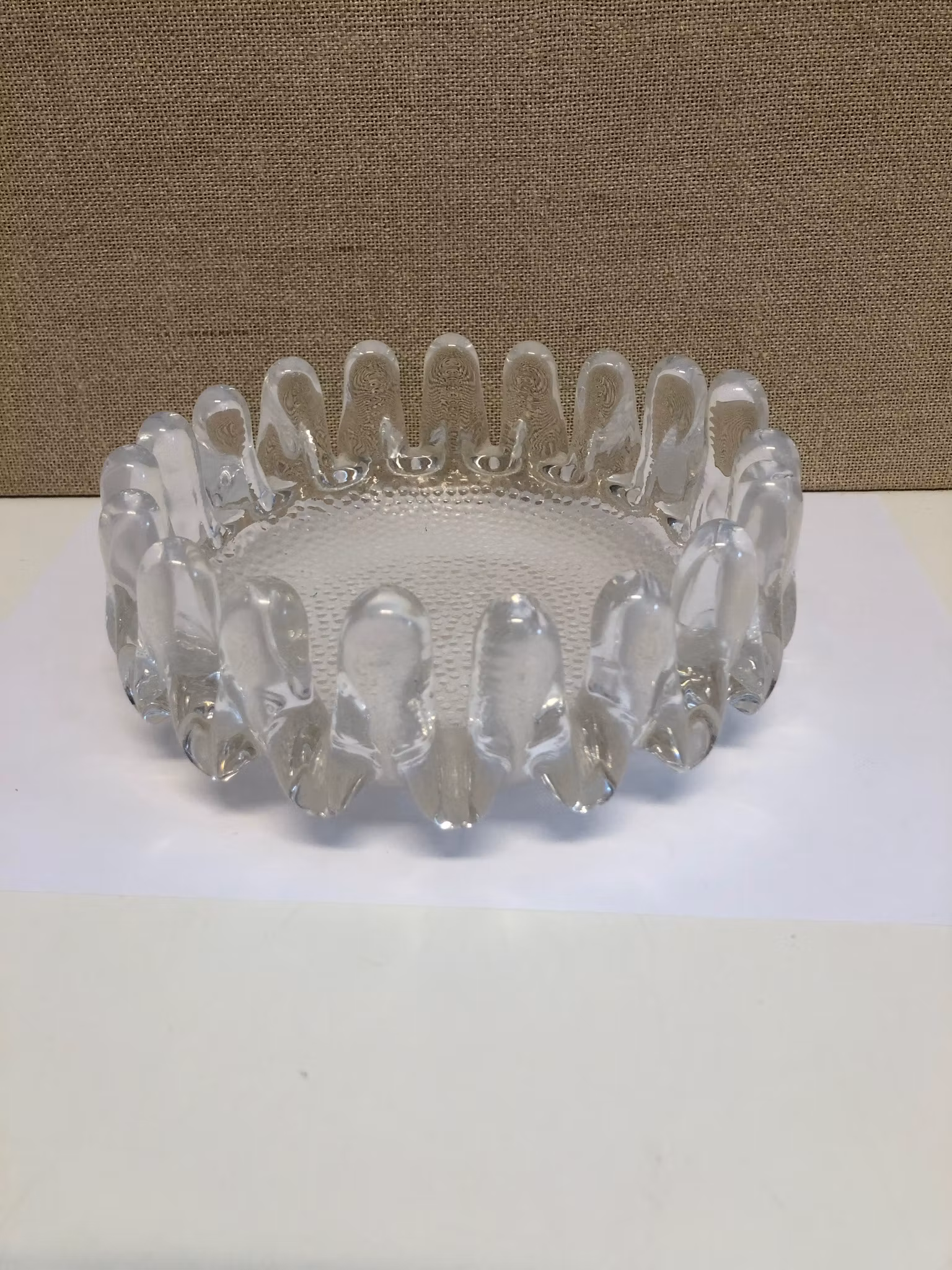 GÖRAN WÄRFF. Skål, glas, "Sunflower", Kosta.