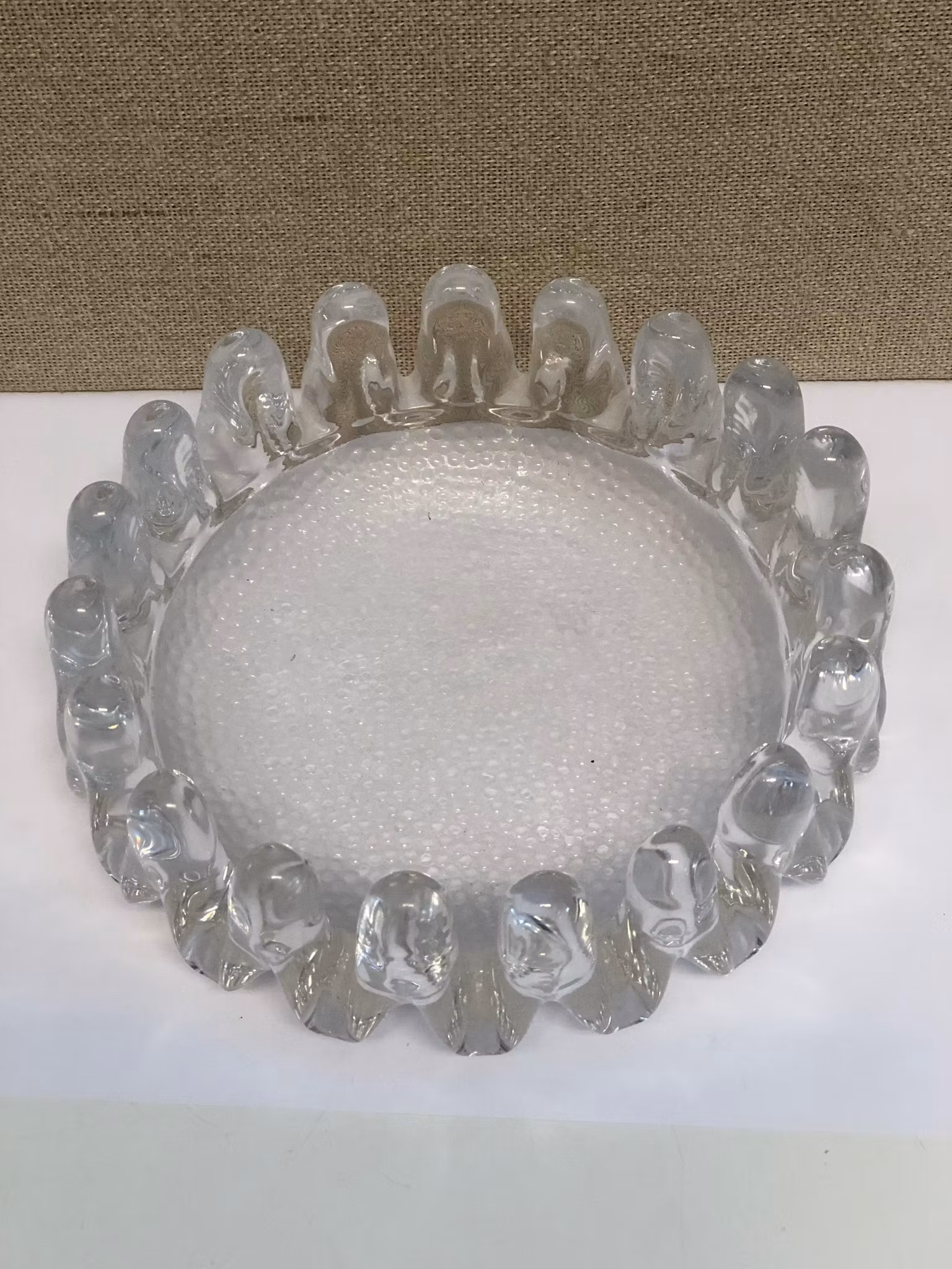 GÖRAN WÄRFF. Skål, glas, "Sunflower", Kosta.