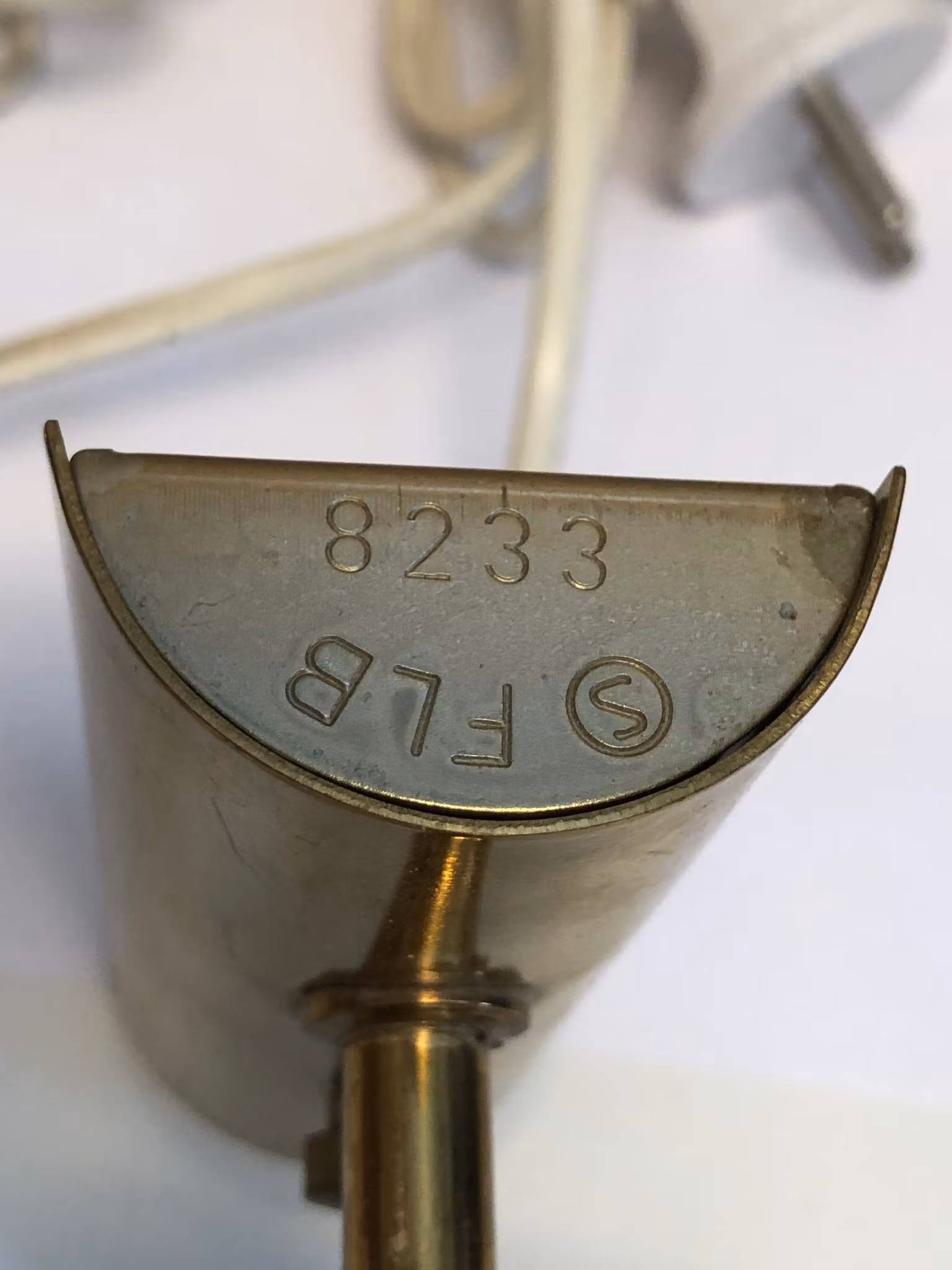 VÄGGLAMPOR, ett par 8233, mässing, Falkenbergs Belysning, Sweden, 1960/70-tal.