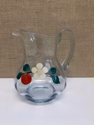 TILLBRINGARE, glas, handblåst, 1900-talets första hälft.