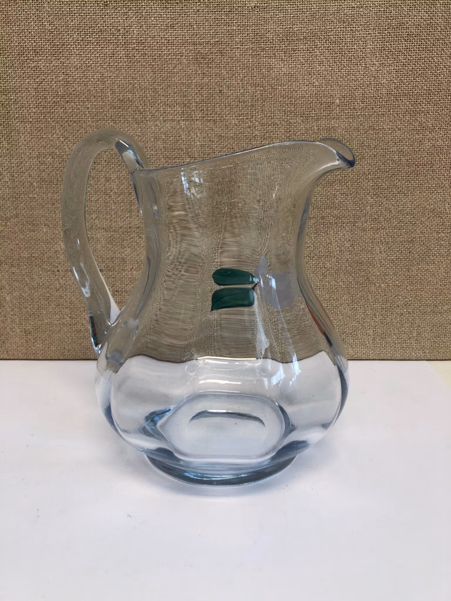 TILLBRINGARE, glas, handblåst, 1900-talets första hälft.