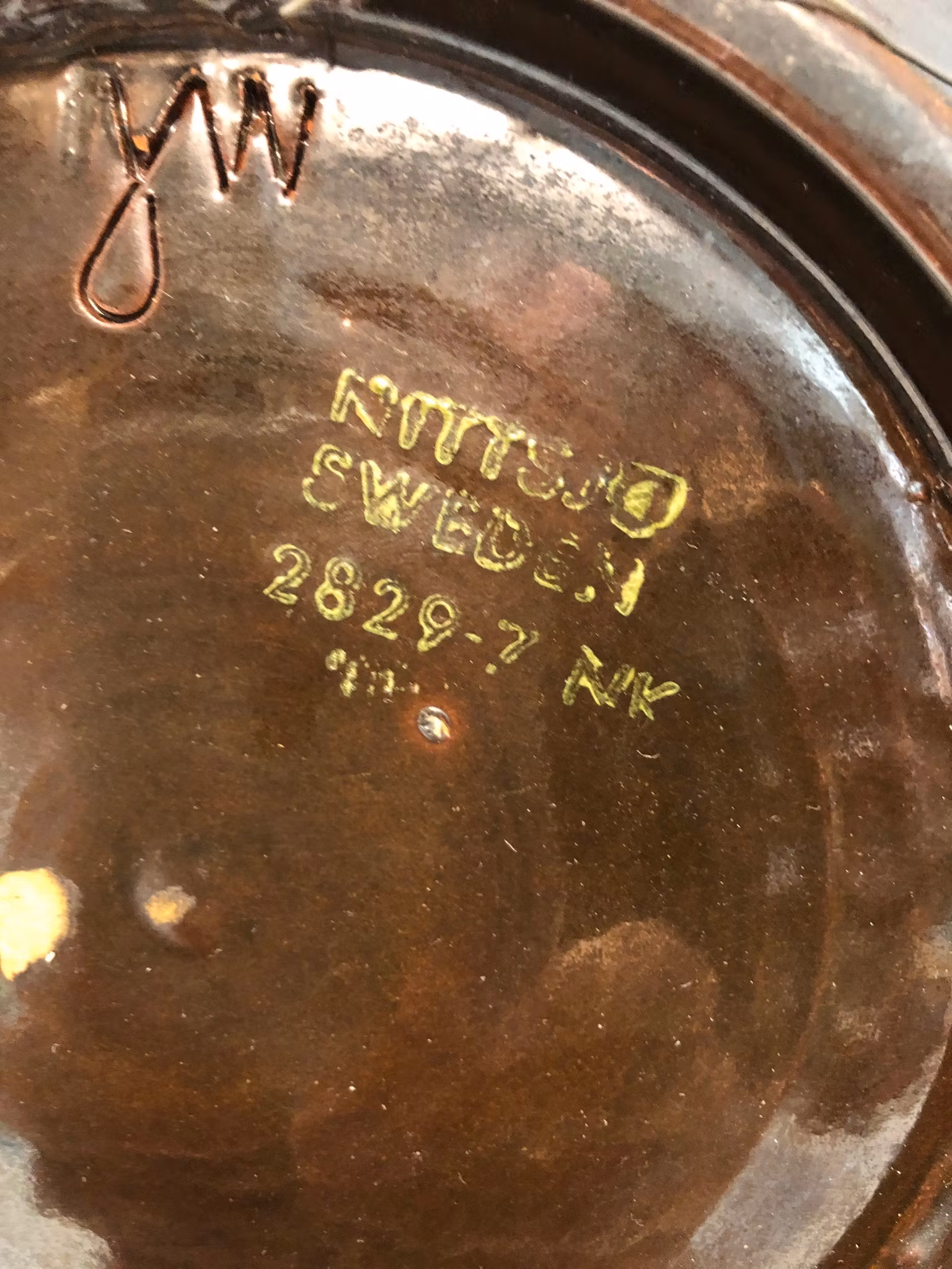 JERK WERKMÄSTER. Fat, keramik, Nittsjö, Sweden, 1960-tal.