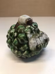 HENRIK ALLERT. Figurin, stengods, "Fågel", signerad, Rörstrand.