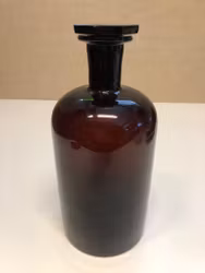 MEDECINFLASKA, glas, 1900-talets första hälft.