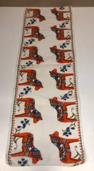 DUK, textil, "Dalahästar, 1900-talets andra hälft.