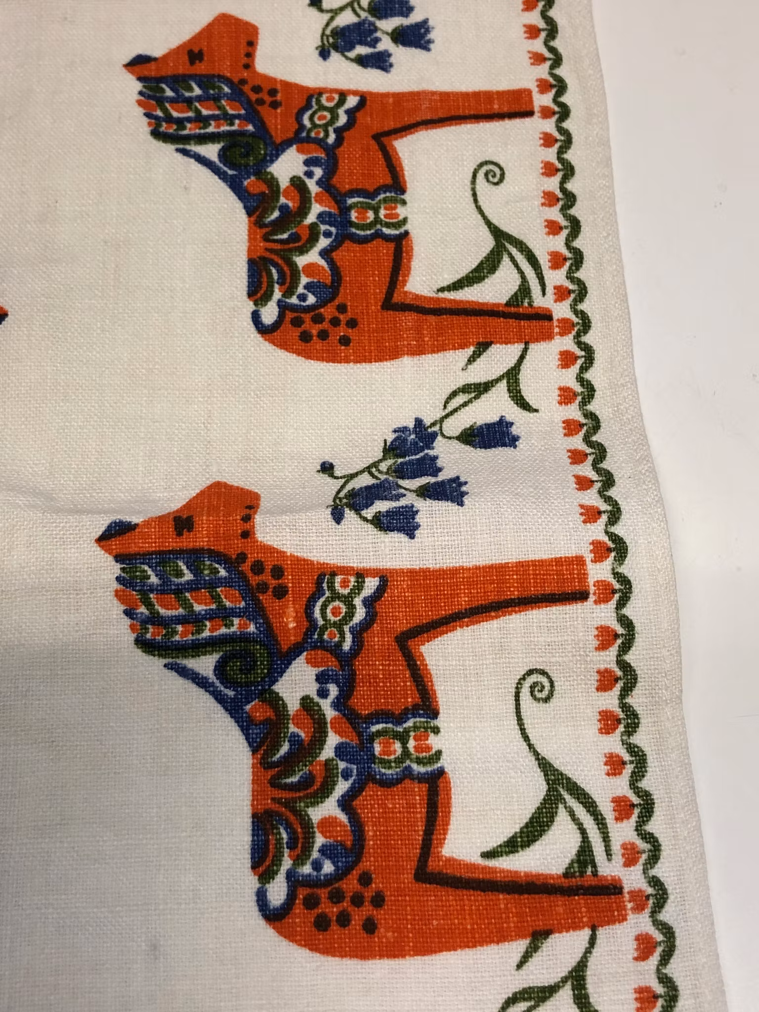 DUK, textil, "Dalahästar, 1900-talets andra hälft.