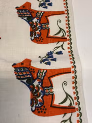 DUK, textil, "Dalahästar, 1900-talets andra hälft.