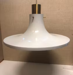 HANS-AGNE JAKOBSSON. Ceiling lamp, lacquered metal, T625, Markaryd, Sweden.