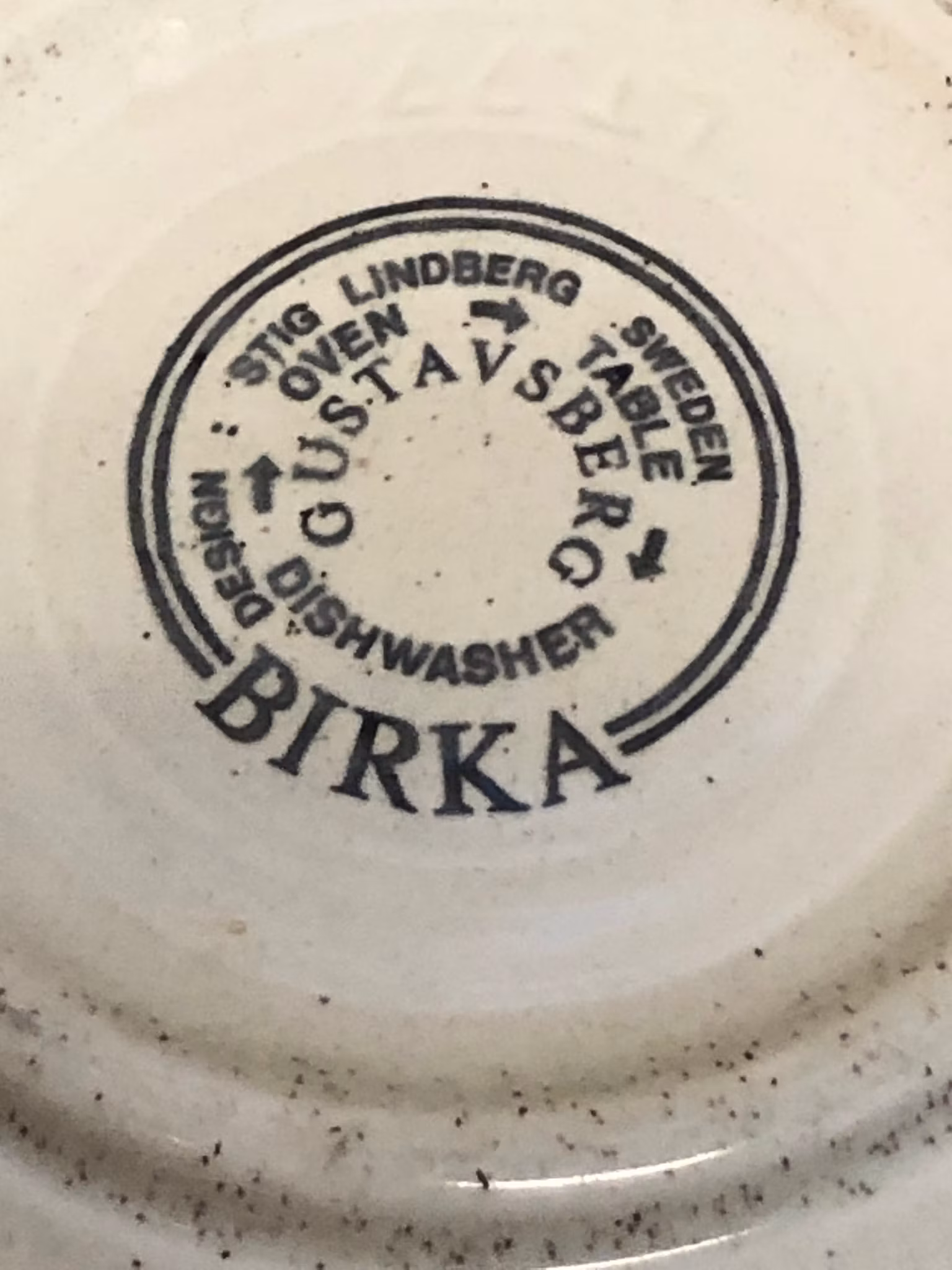 STIG LINDBERG. Skål, stengods, "Birka", Gustavsberg.