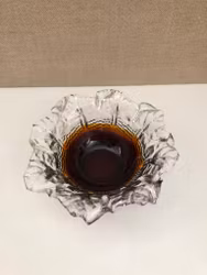 BOWL, glass, Humppila, Finland, second half of the 20th century.