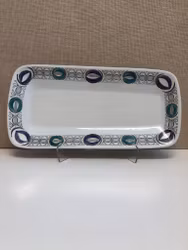 PLATTER, porcelain, "Crete", Rörstrand, Sweden.