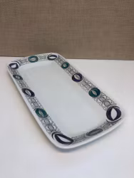 PLATTER, porcelain, "Crete", Rörstrand, Sweden.