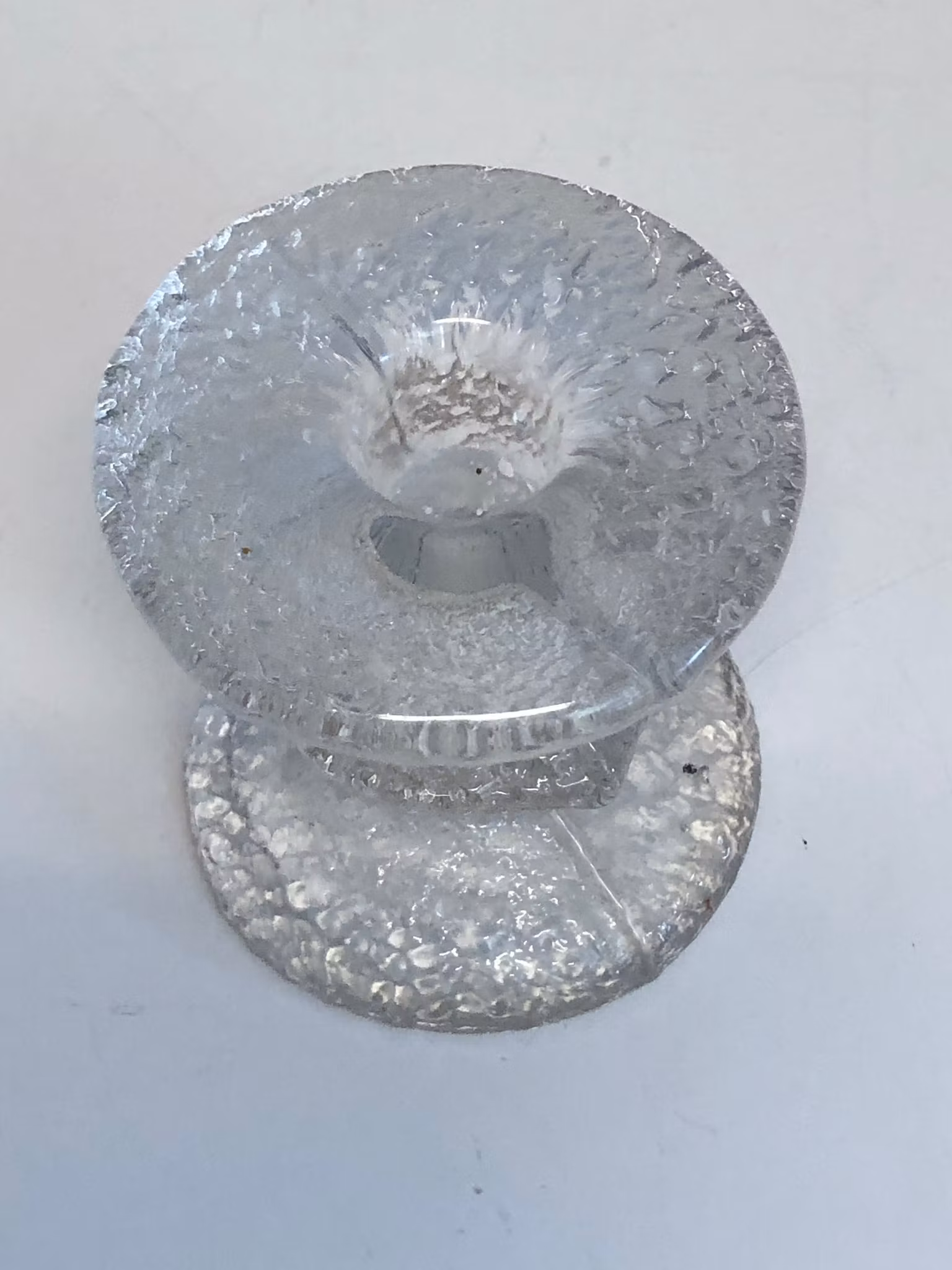 TIMO SARPANEVA. Ljusstake, glas, "Festivo", Iittala.