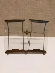 FOTORAM, mässing/glas, 1900-talets första hälft.