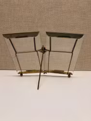 FOTORAM, mässing/glas, 1900-talets första hälft.