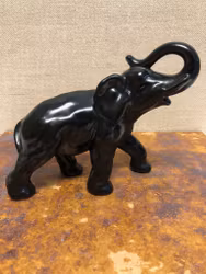 RUBEN WALLSTRÖM. Figurine, Elephant, ceramic, "Bimbo", Gefle, Sweden.