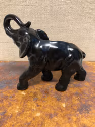 RUBEN WALLSTRÖM. Figurine, Elephant, ceramic, "Bimbo", Gefle, Sweden.