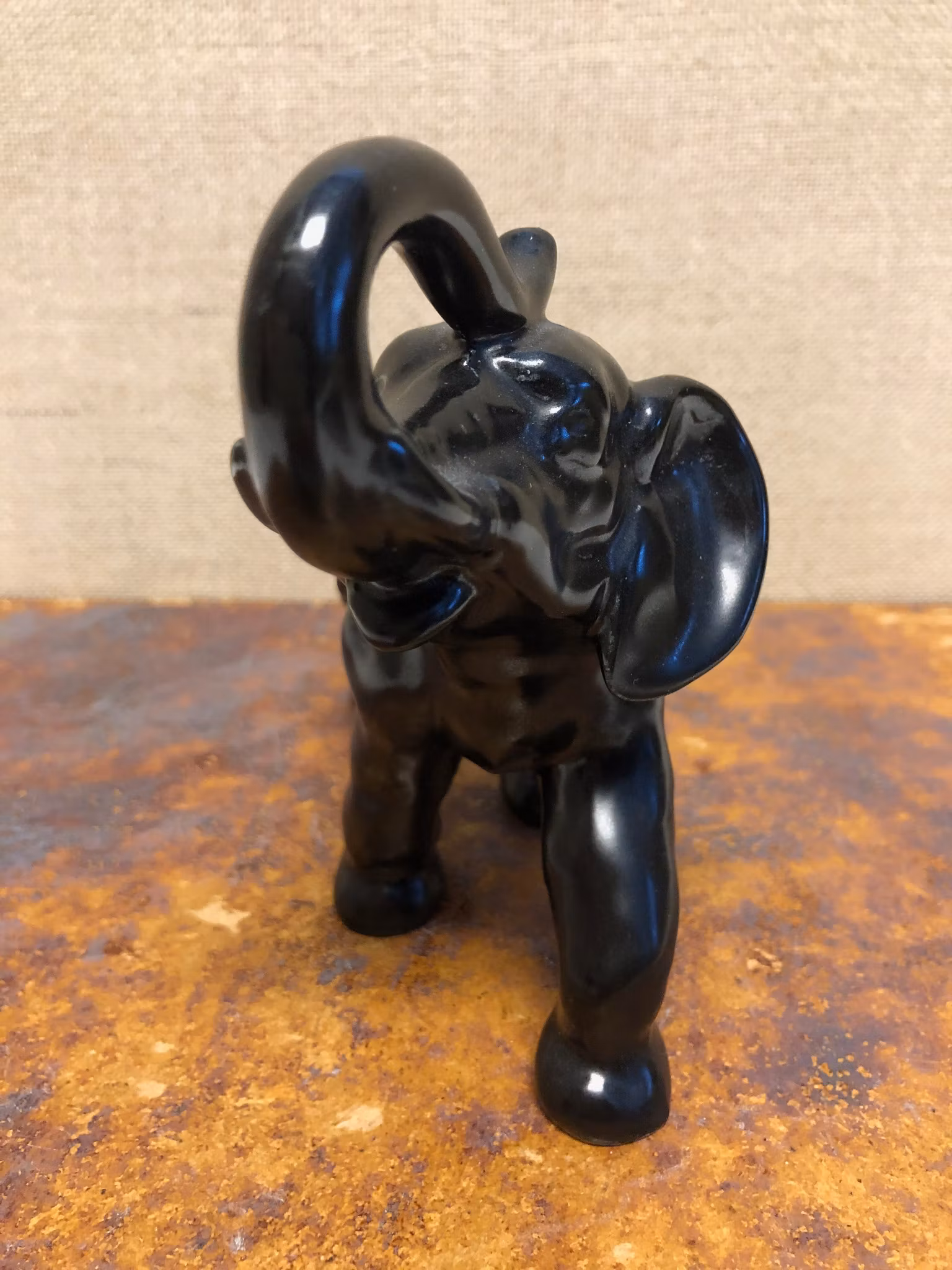 RUBEN WALLSTRÖM. Figurin, Elefant, keramik, "Bimbo", Gefle, Sweden.