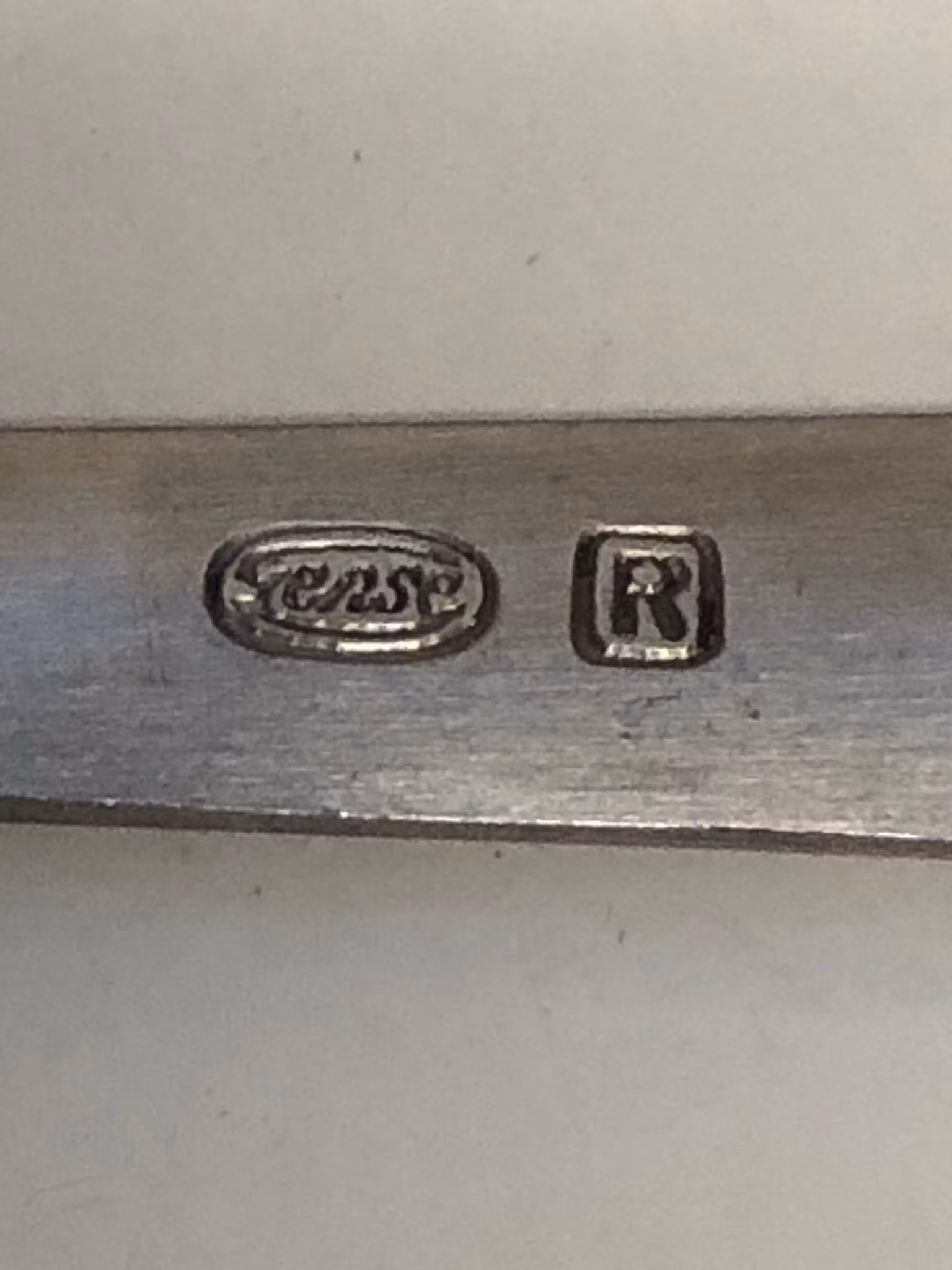 FOLKE AHRSTRÖM. Tårtgafflar/bakelsegafflar 6 st., rostfritt stål, " Thebe", Gense, Sweden.