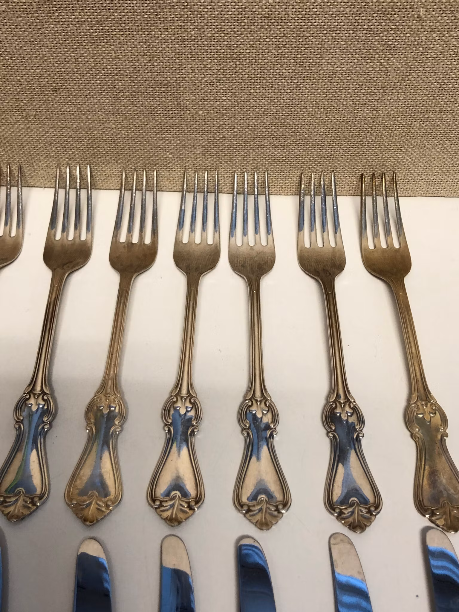 BESTICKSUPPSÄTTNING 29 delar, nysilver, " Olga", Guldsmeds Aktiebolaget, 1900-tal.