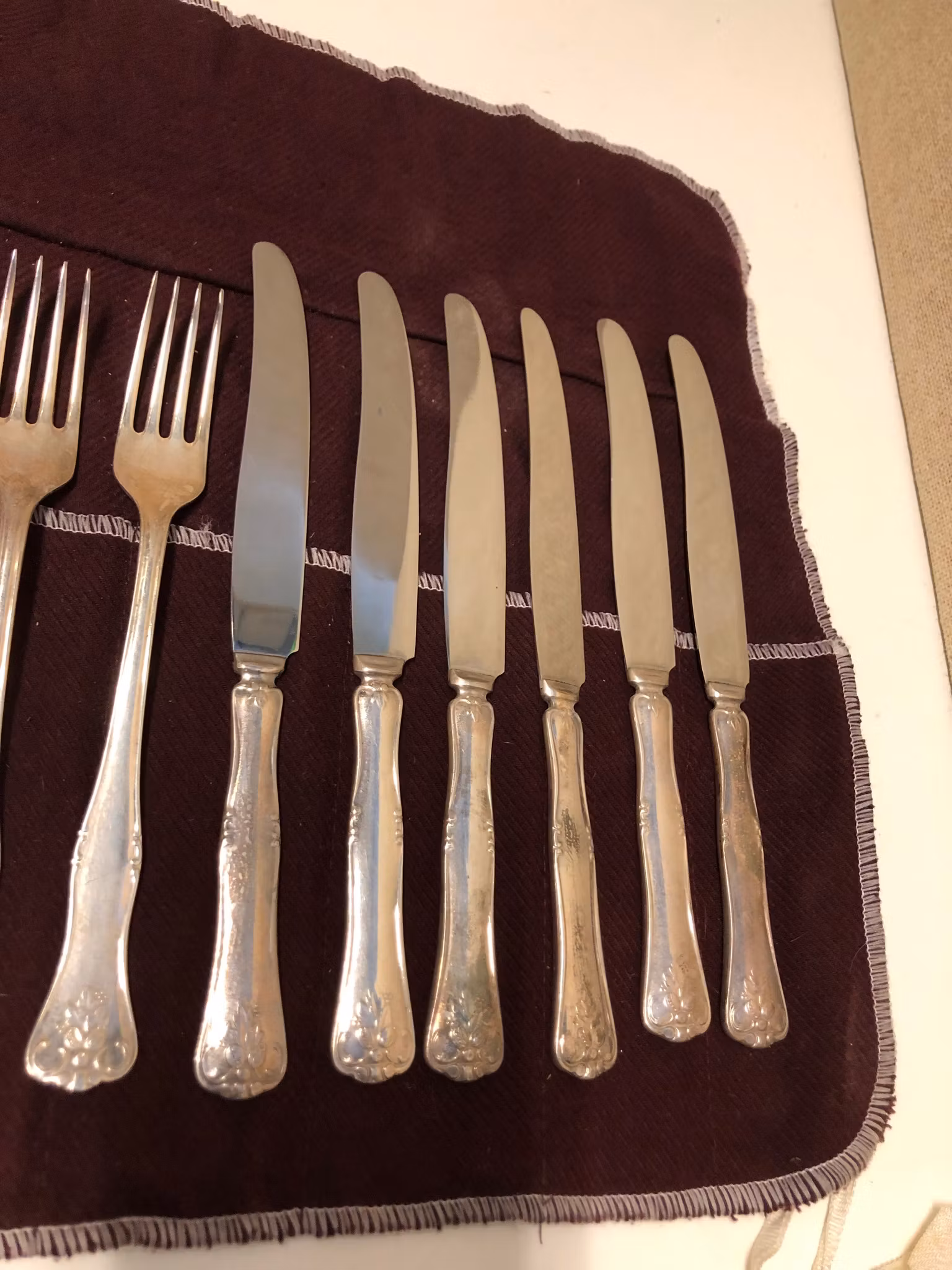 FÖRRÄTTSBESTICK 20 delar, nysilver, 1900-tal-