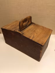 MJÖLBINGE, bemålad furu, allmoge, 1800-tal.