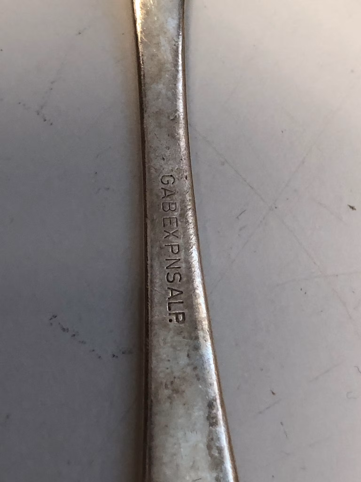 DESSERTSKEDAR 6 st. nysilver, Guldsmeds Aktiebolaget, 1900-tal.