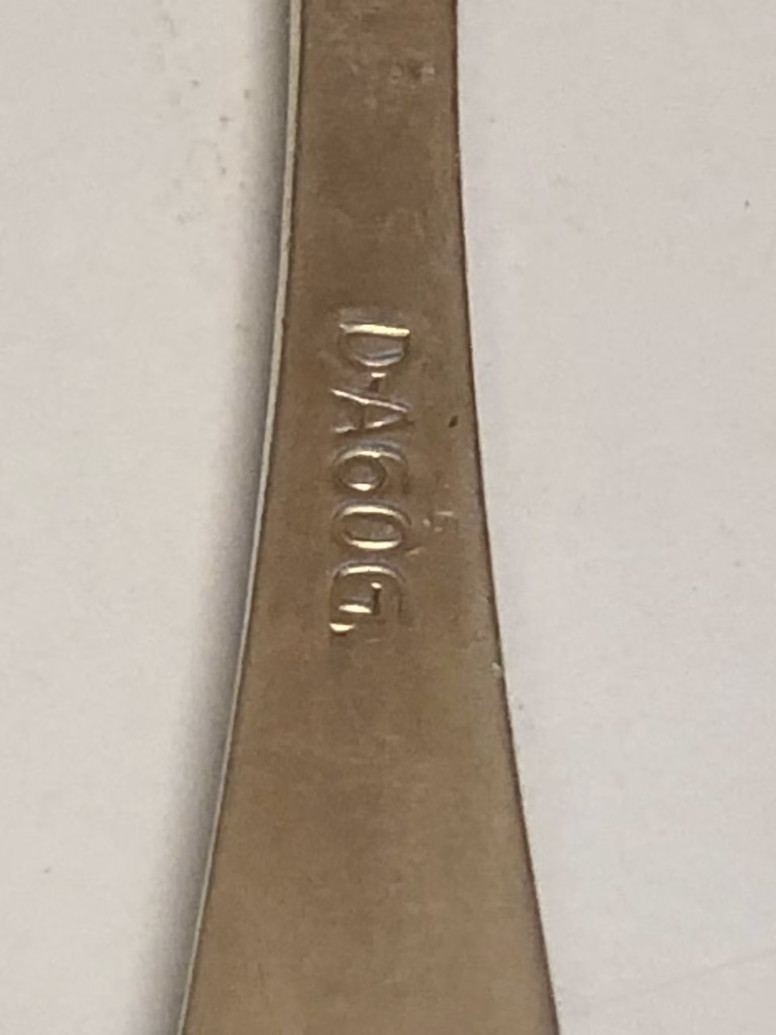 DAVID ANDERSEN Efterrätts/dessertskedar ”Norrøna” 6 st. nysilver, 1900-tal. Norge