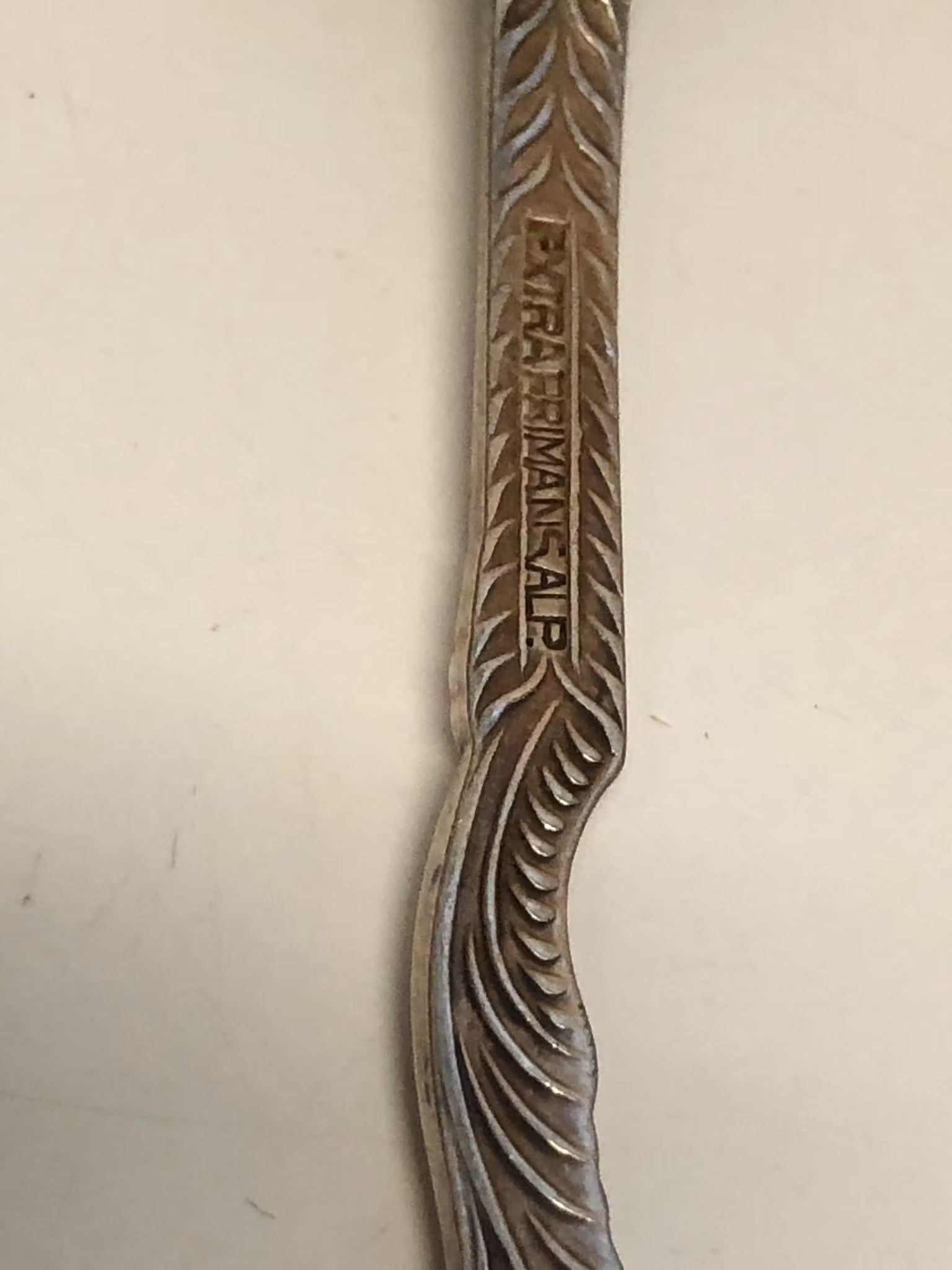 EFTERRÄTTS/DESSERTSKEDAR 5 st, nysilver, "Amsterdam", 1900-talets andra hälft.