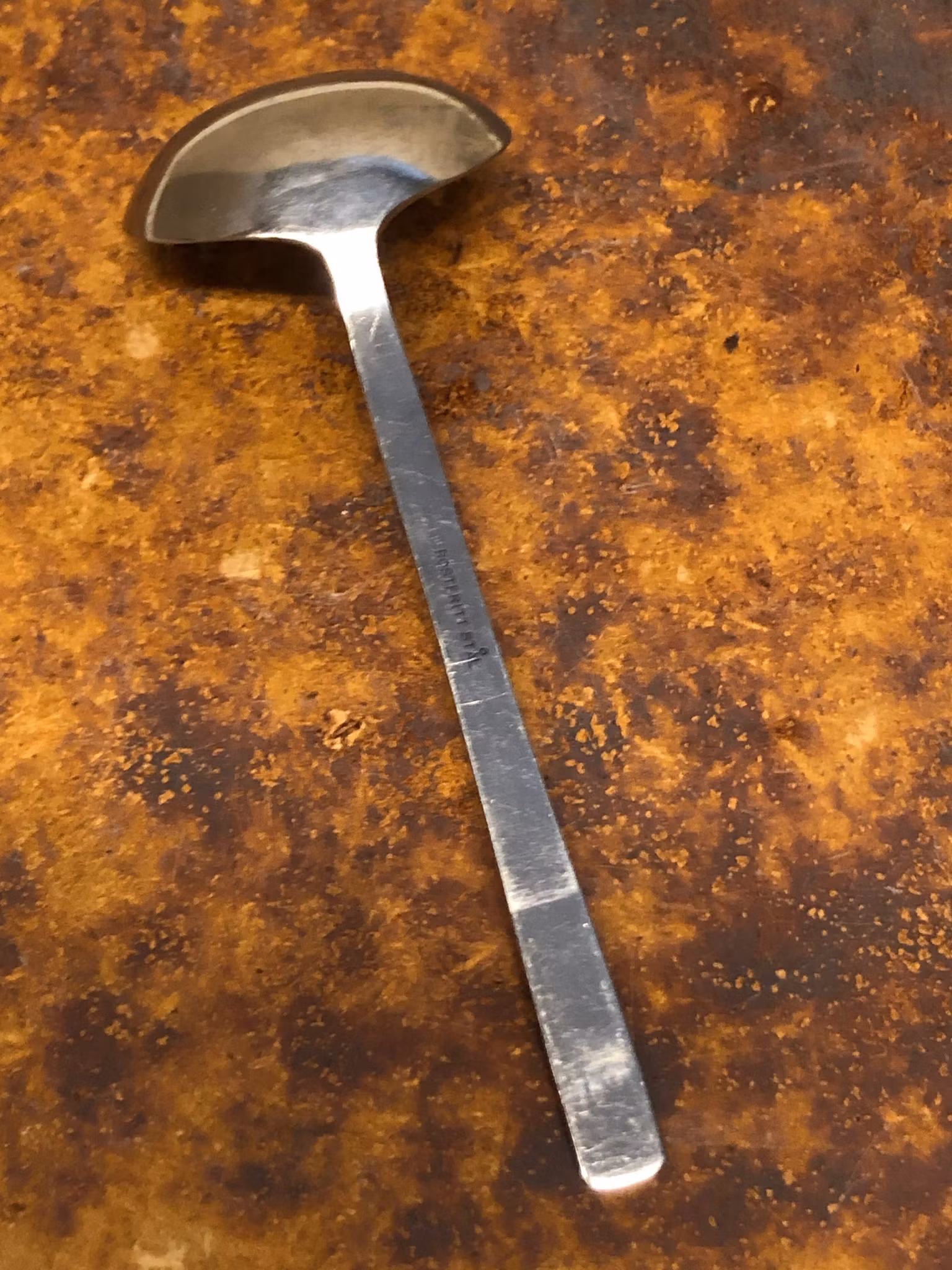 SOPPSLEV, stor, rostfritt stål, "Rosen", Åhléns, 1960/70-tal.