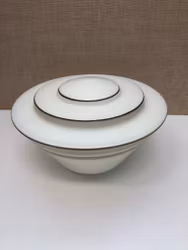 LAMPKUPA, glas, Art Deco, 1930/40-tal.